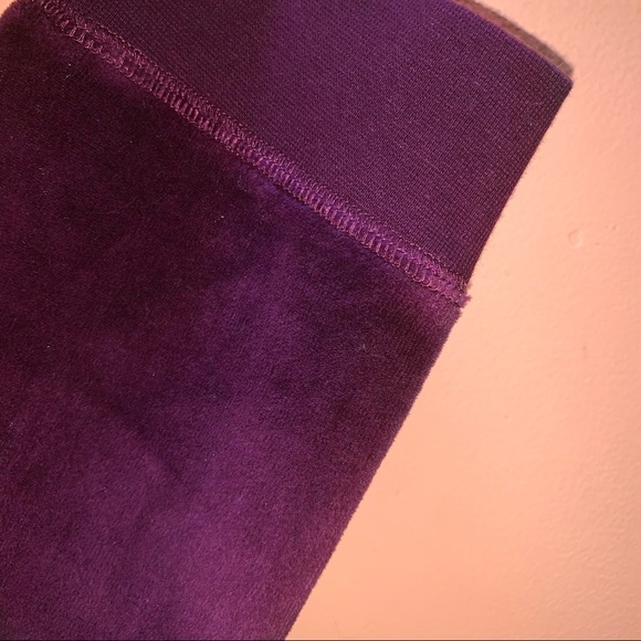 NY&C VELOUR HOODIE JACKET IN TRUE BURGUNDY - Picture 4 of 8